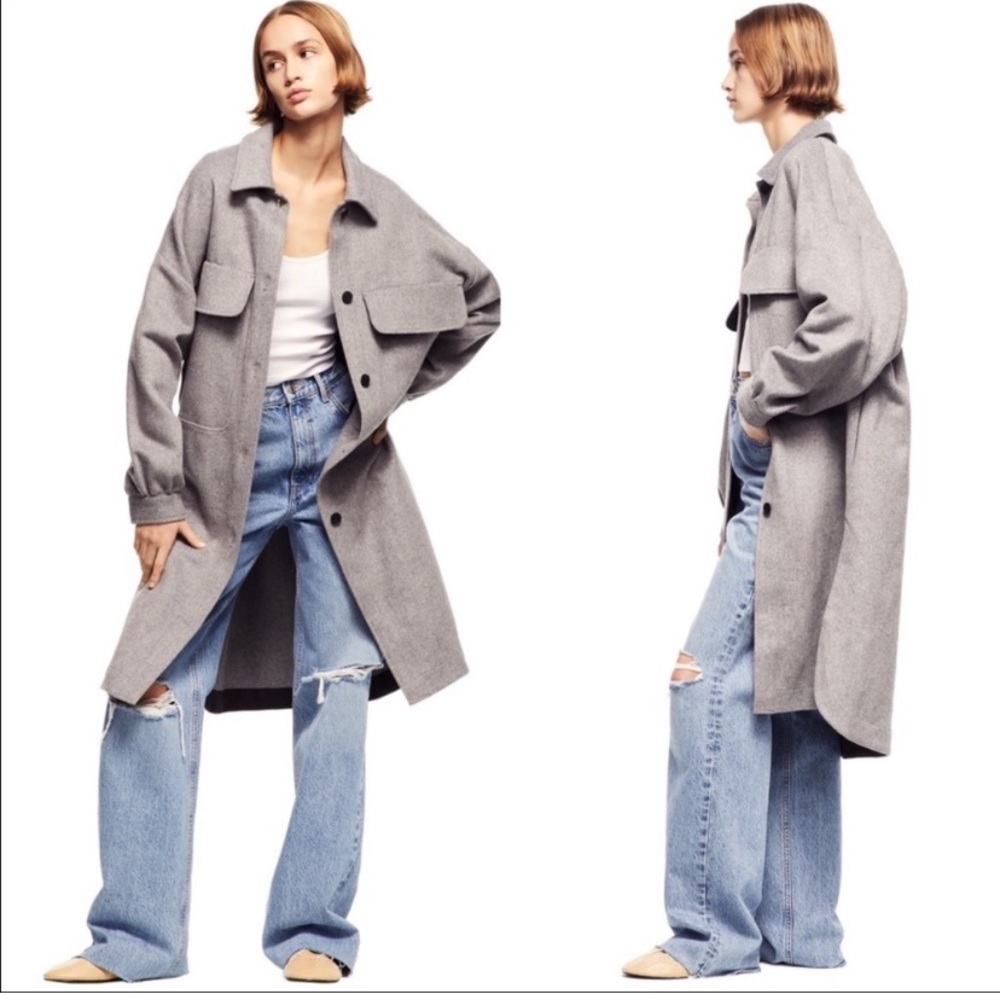 Zara grey shacket